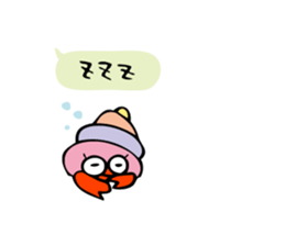 Colorful  hermit crabs sticker #2415618