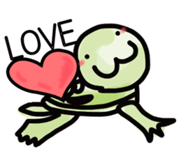 pritty red eared turtle sticker #2415658