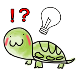 pritty red eared turtle sticker #2415662