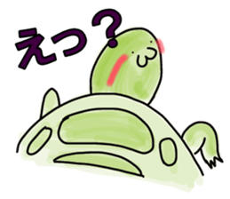 pritty red eared turtle sticker #2415669