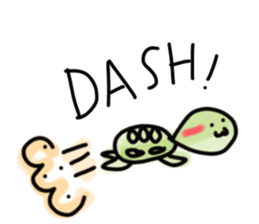 pritty red eared turtle sticker #2415673