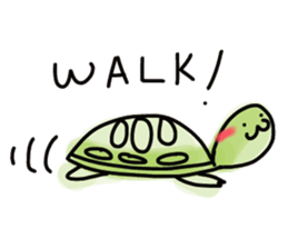 pritty red eared turtle sticker #2415683