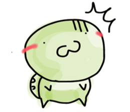 pritty red eared turtle sticker #2415688