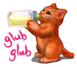 Growth phase of Loki the cat sticker #2416459