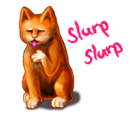 Growth phase of Loki the cat sticker #2416470