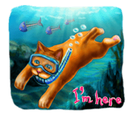 Growth phase of Loki the cat sticker #2416475