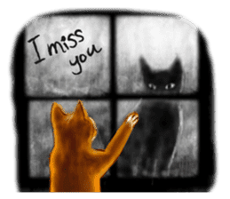 Growth phase of Loki the cat sticker #2416481