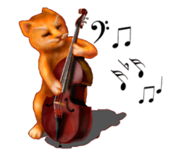 Growth phase of Loki the cat sticker #2416493