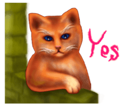 Growth phase of Loki the cat sticker #2416494