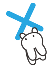 The shining stars with a white rabbit sticker #2416999