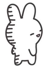 The shining stars with a white rabbit sticker #2417005