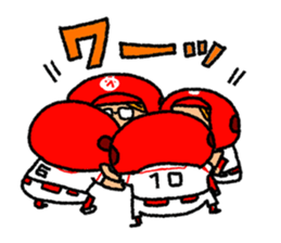 Good luck! Softball & Baseball no2 sticker #2417036