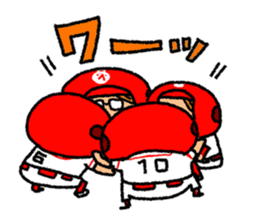 Good luck! Softball & Baseball no2 sticker #2417036