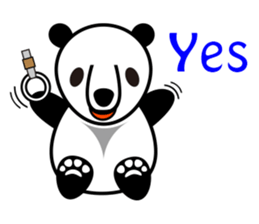 Strap Panda sticker #2417400