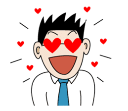 Tom, ordinary salary man sticker #2417417