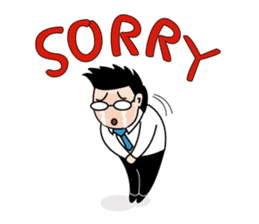 Tom, ordinary salary man sticker #2417418