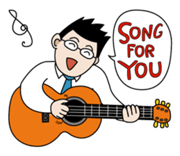 Tom, ordinary salary man sticker #2417421