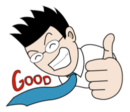 Tom, ordinary salary man sticker #2417423