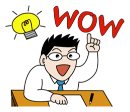 Tom, ordinary salary man sticker #2417426