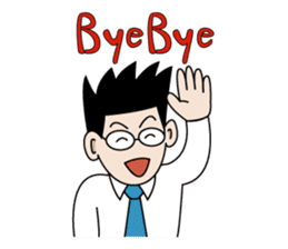 Tom, ordinary salary man sticker #2417429