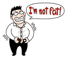 Tom, ordinary salary man sticker #2417430