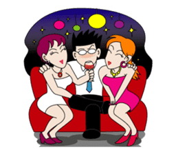 Tom, ordinary salary man sticker #2417432