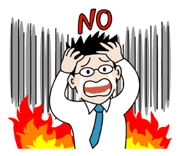 Tom, ordinary salary man sticker #2417434