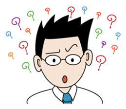 Tom, ordinary salary man sticker #2417436