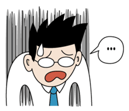 Tom, ordinary salary man sticker #2417439