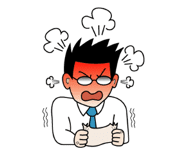 Tom, ordinary salary man sticker #2417440