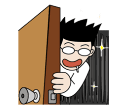 Tom, ordinary salary man sticker #2417441