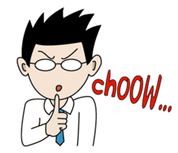 Tom, ordinary salary man sticker #2417443