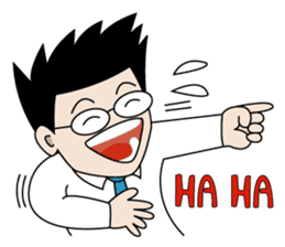 Tom, ordinary salary man sticker #2417445