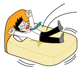 Tom, ordinary salary man sticker #2417446