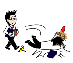 Tom, ordinary salary man sticker #2417450