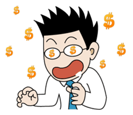 Tom, ordinary salary man sticker #2417453