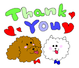 Two dogs sticker #2417637