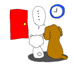 Two dogs sticker #2417642