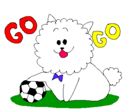 Two dogs sticker #2417646