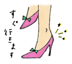 stylish girls sticker #2417685