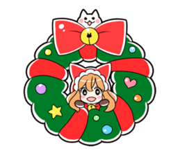 Cat Girls - MerryX'mas and HappyNewYear sticker #2417961