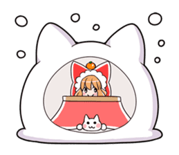 Cat Girls - MerryX'mas and HappyNewYear sticker #2417967