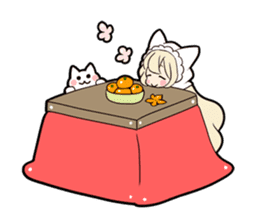Cat Girls - MerryX'mas and HappyNewYear sticker #2417975
