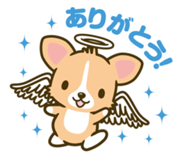 angel corgi & devil corgi sticker #2418096