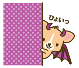 angel corgi & devil corgi sticker #2418100