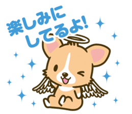 angel corgi & devil corgi sticker #2418103