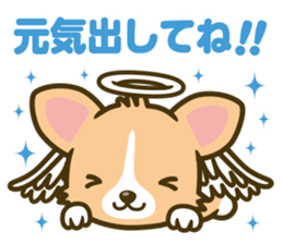 angel corgi & devil corgi sticker #2418106