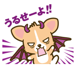 angel corgi & devil corgi sticker #2418107
