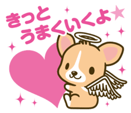 angel corgi & devil corgi sticker #2418109