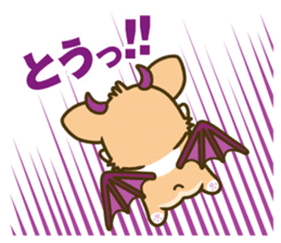 angel corgi & devil corgi sticker #2418110